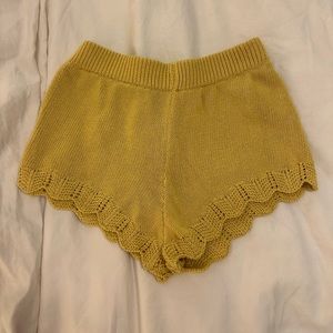 ZARA knit shorts